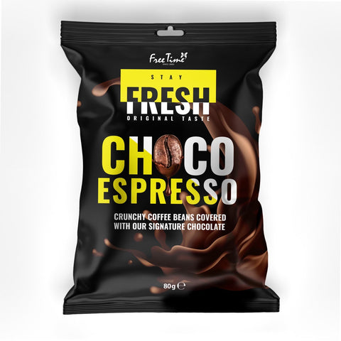 Boabe de cafea acoperite cu ciocolata cu lapte 45 gr