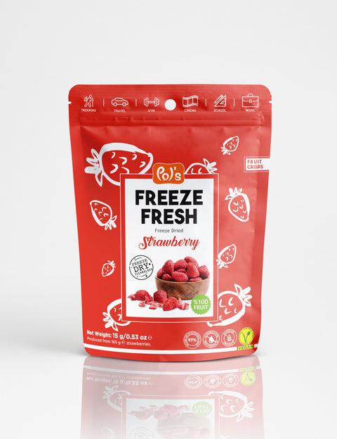Pol`s Freeze Fresh - Căpșuni Liofilizate 15gr